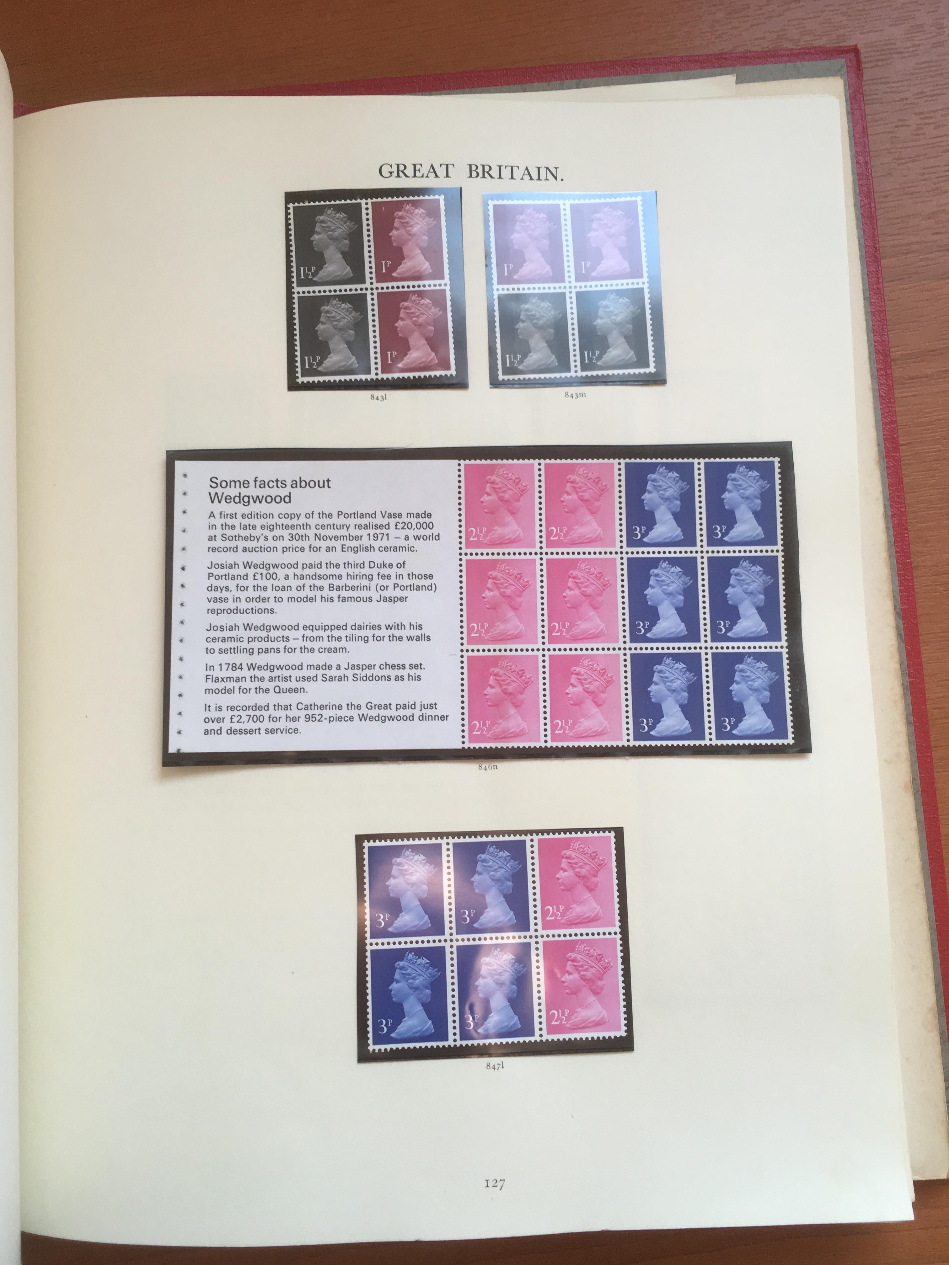 BOX WITH GB AND CHANNEL ISLANDS STAMP COLLECTIONS IN ALBUMS, - Image 2 of 10