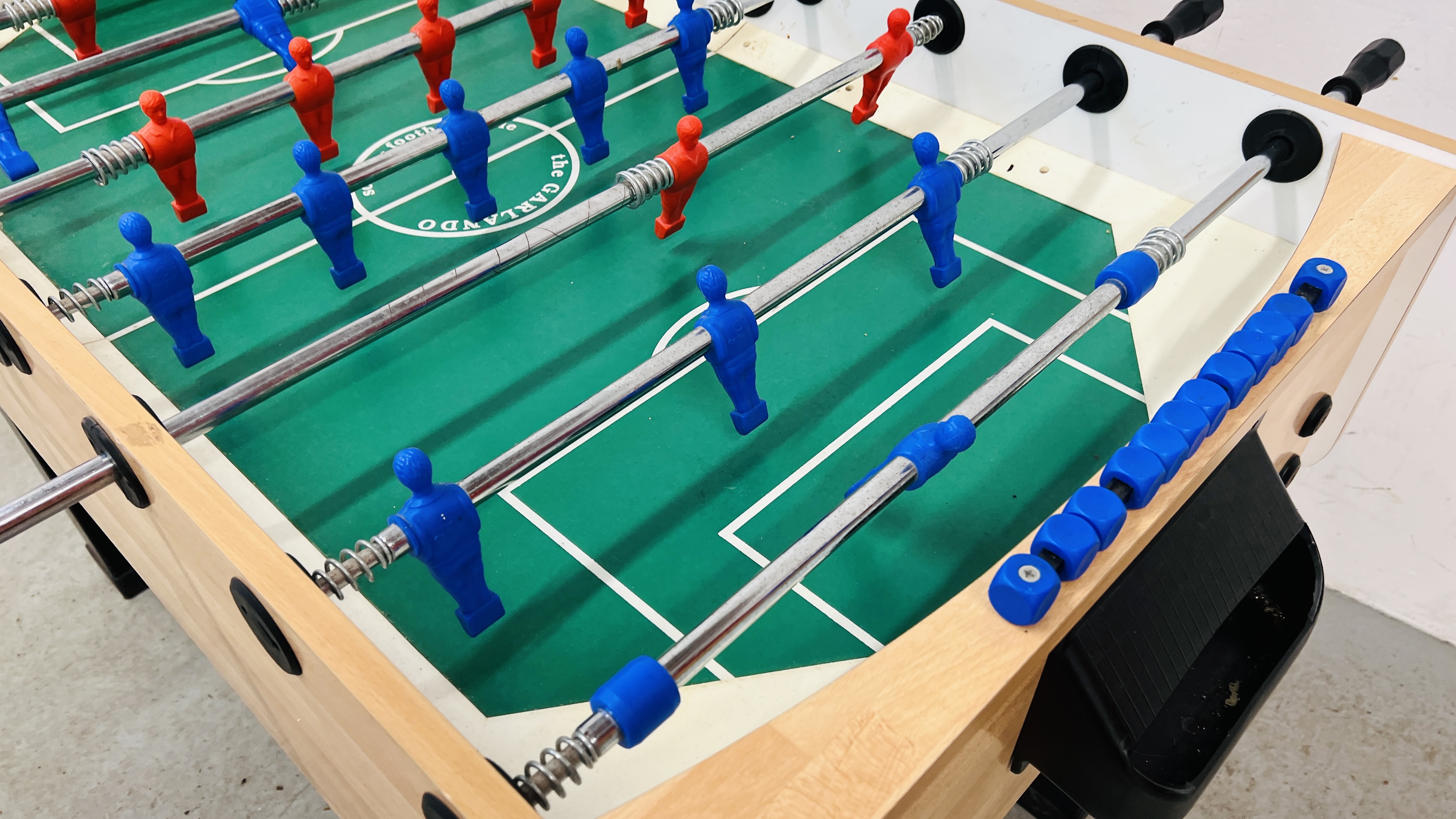 A MODERN TABLE FOOTBALL GAME W 74CM X D 130CM X H 87CM. - Image 3 of 11