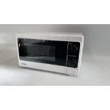 TOSHIBA COMPACT MICROWAVE OVEN COMPLETE WITH INSTRUCTIONS - SOLD AS SEEN