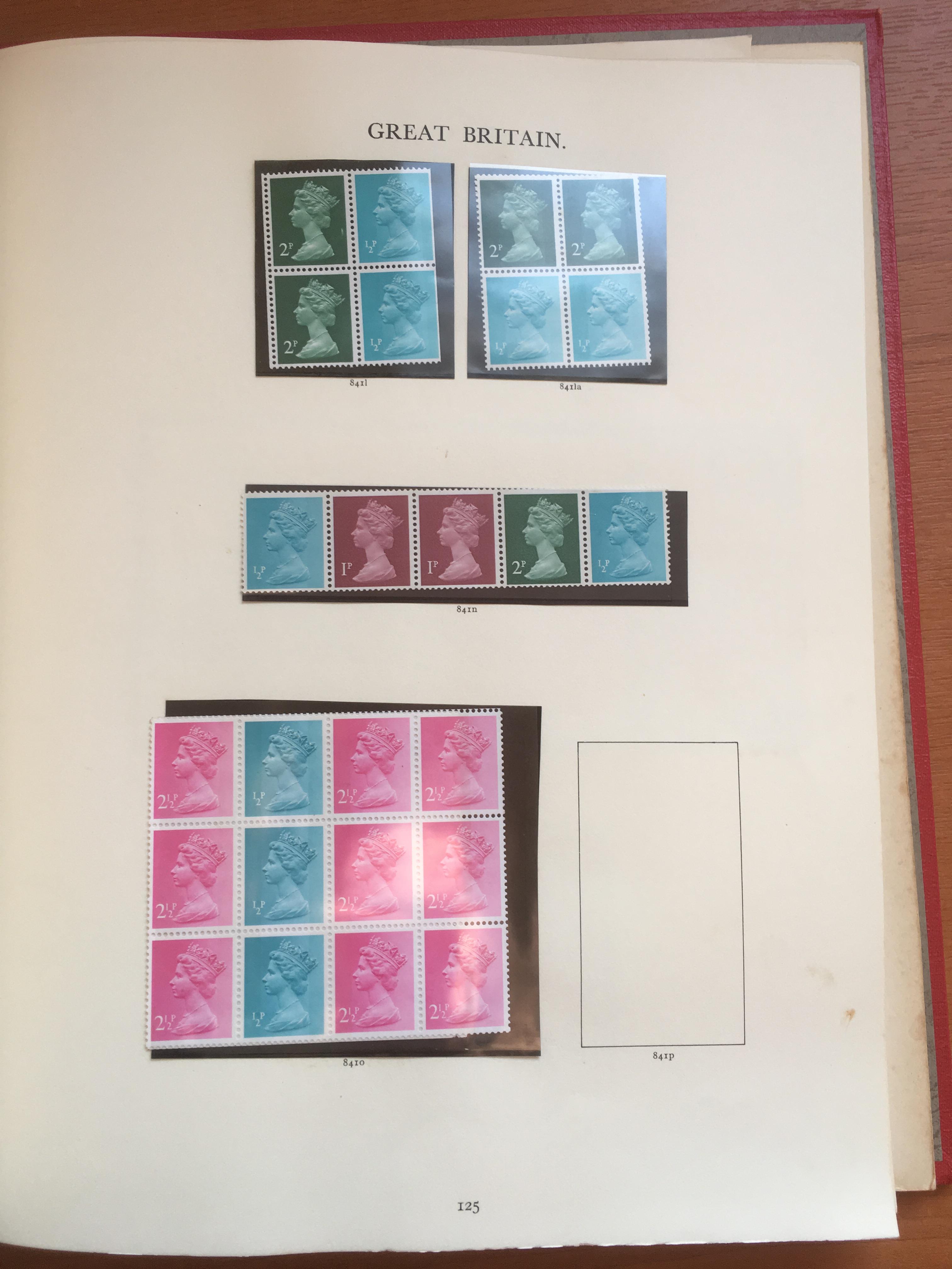 BOX WITH GB AND CHANNEL ISLANDS STAMP COLLECTIONS IN ALBUMS, - Image 3 of 10