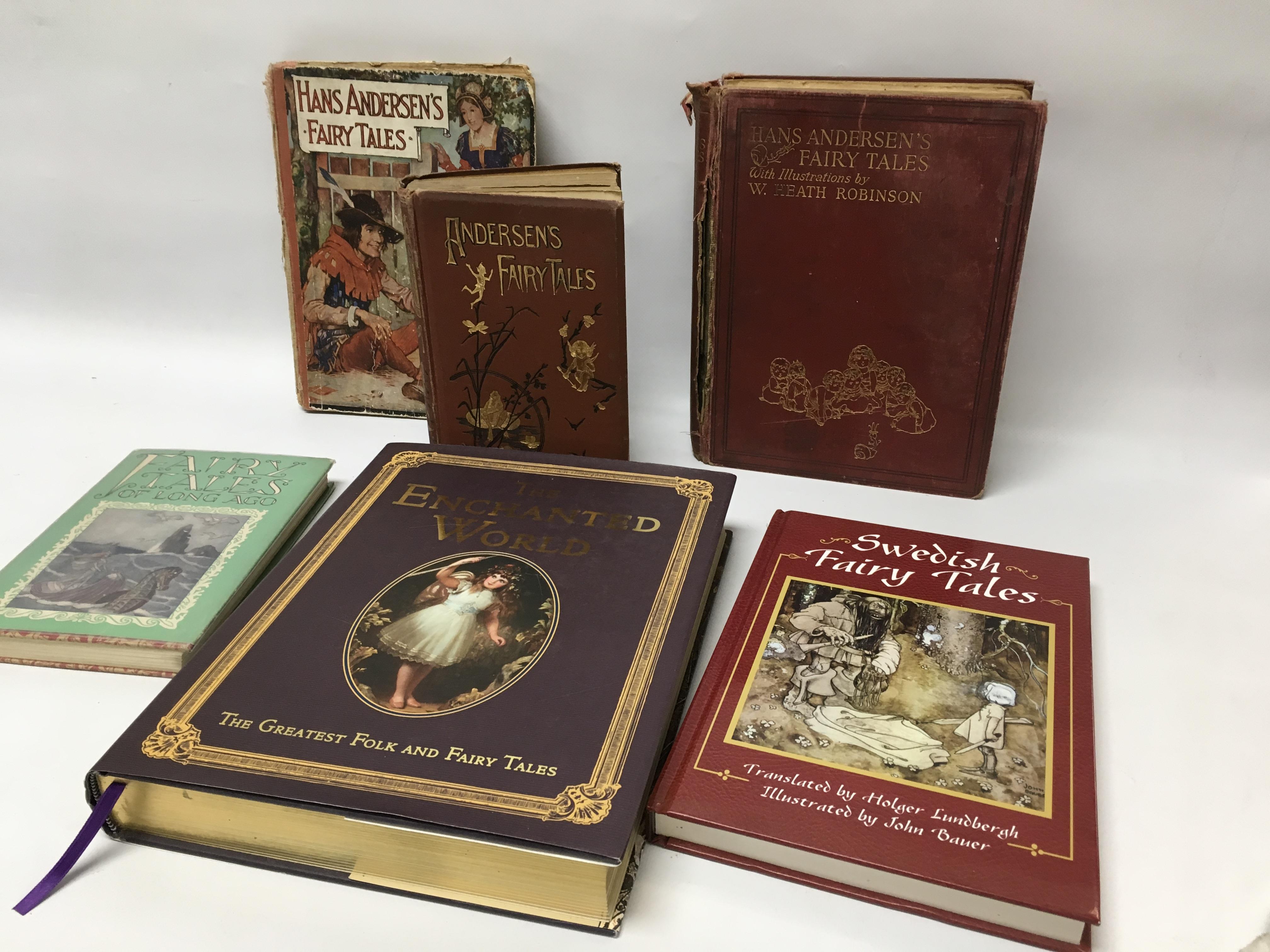 Collection of books of Fairy tales (most showing wear) including: Hans Andersen's Fairy Tales. - Image 8 of 10