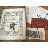 BOX OF GREAT YARMOUTH EPHEMERA TO INCLUDE DRUIDS LODGE, POSTCARDS, THEATRE PROGRAMMES ETC.