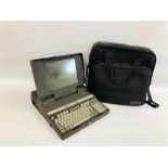 TOSHIBA T5200 / 100 1991 MODEL MOBILE WORKSTATION WITH ORANGE GAS PLASMA DISPLAY (LOCK SET TO