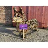 A TIN HOUSE OVERSIZE WILLOW CORGI SCULPTURE BY ALI MACKENZIE "BETTY" No.