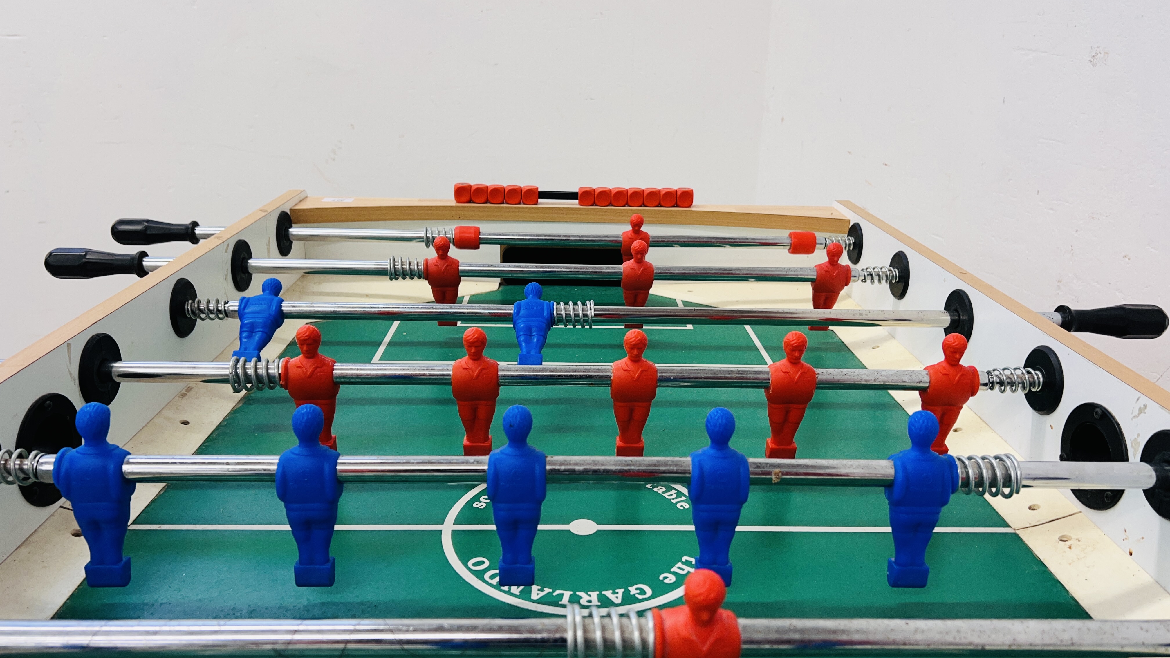 A MODERN TABLE FOOTBALL GAME W 74CM X D 130CM X H 87CM. - Image 7 of 11