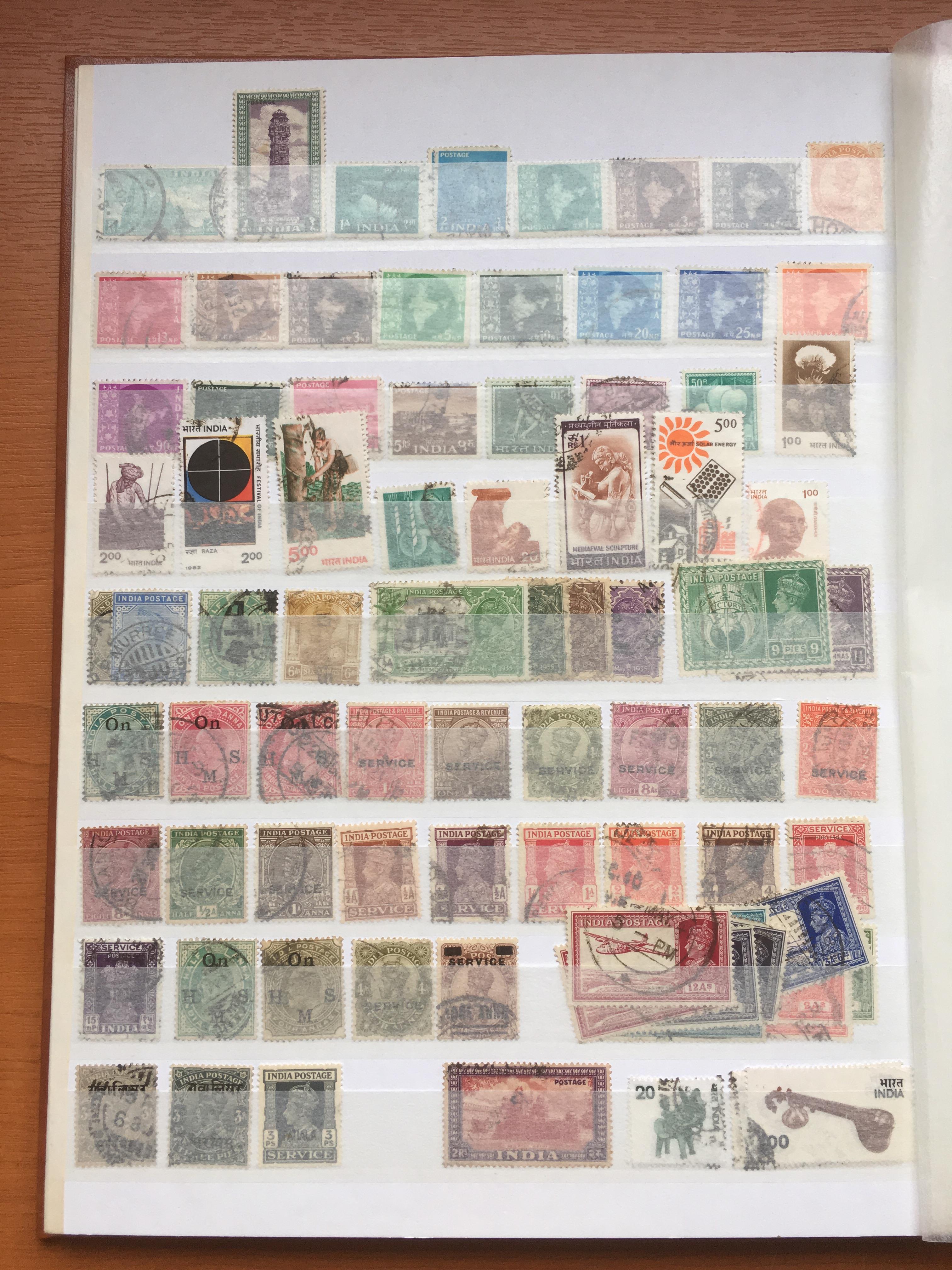 BOX WITH COMMONWEALTH STAMPS IN SIX STOCKBOOKS, ALSO ALBUM WITH GIBRALTAR 1996-2000 MNH COLLECTION. - Image 8 of 8