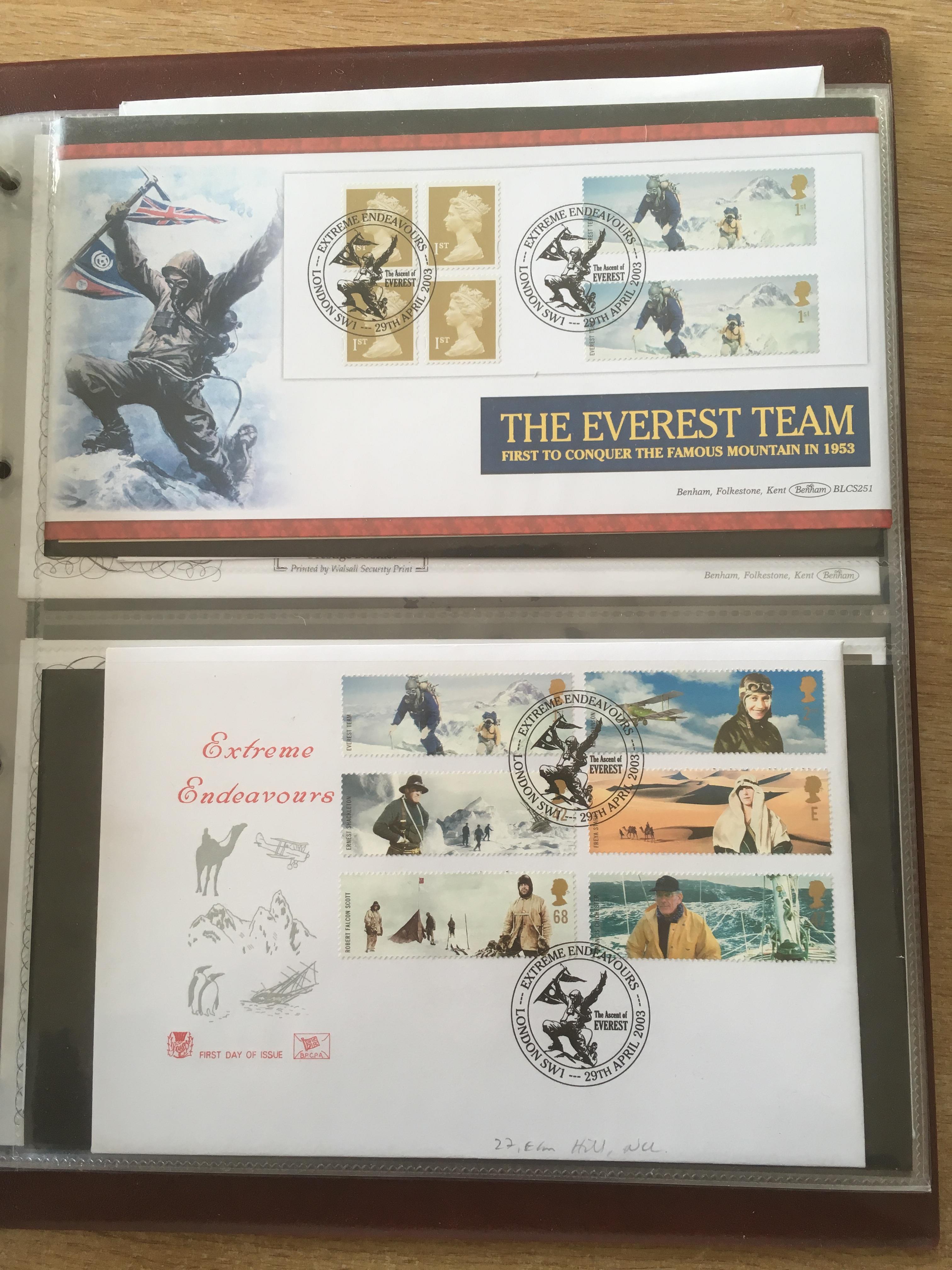 BOX WITH c1960-2006 EXTENSIVE FIRST DAY COVER COLLECTION IN TWO BENHAM, - Image 10 of 14