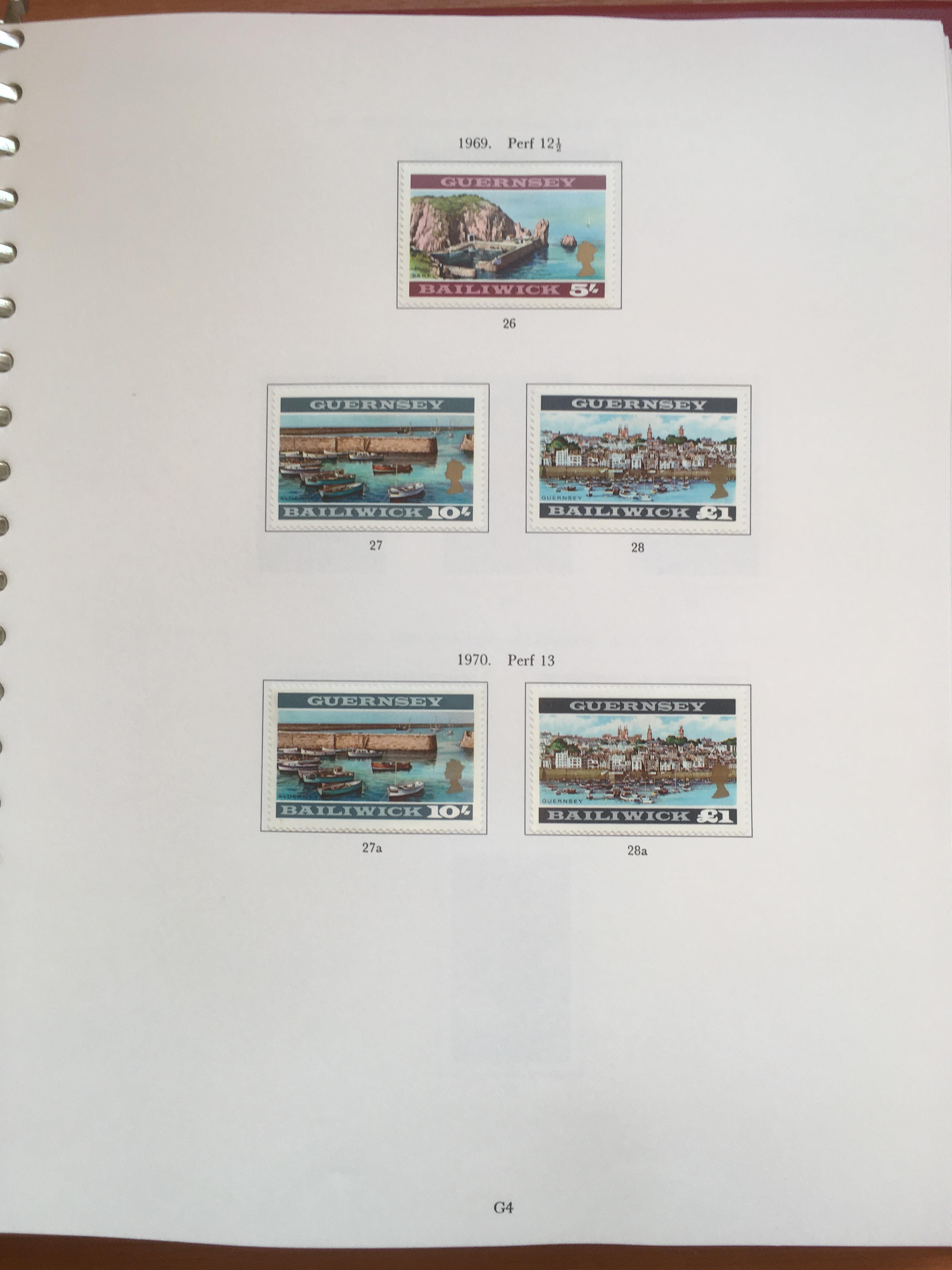 BOX WITH GB AND CHANNEL ISLANDS STAMP COLLECTIONS IN ALBUMS, - Image 7 of 10