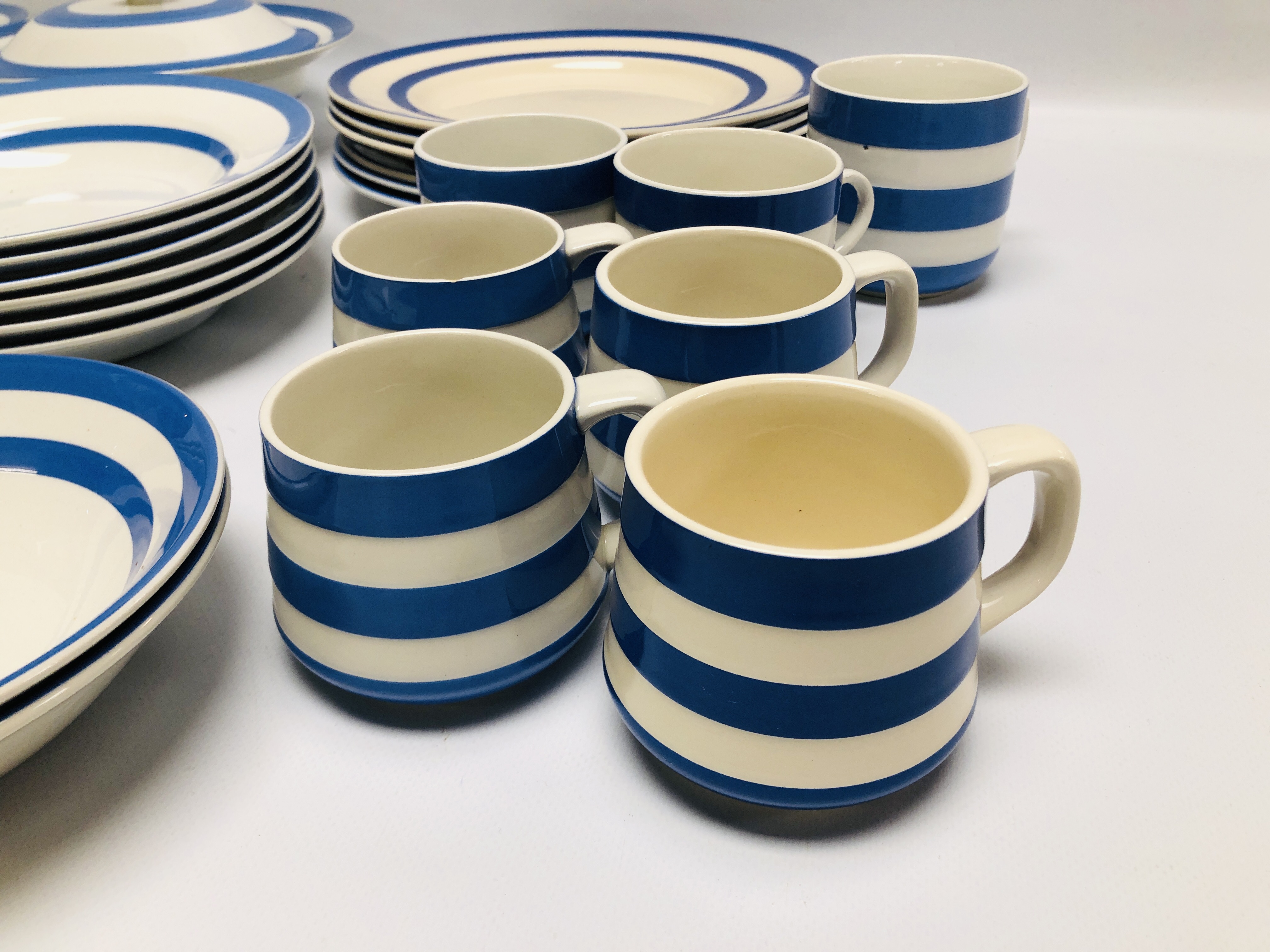 COLLECTION OF T.G. GREEN CORNISH WARE TO INCLUDE PLATES, JUGS, BOWLS ETC. - Image 9 of 12