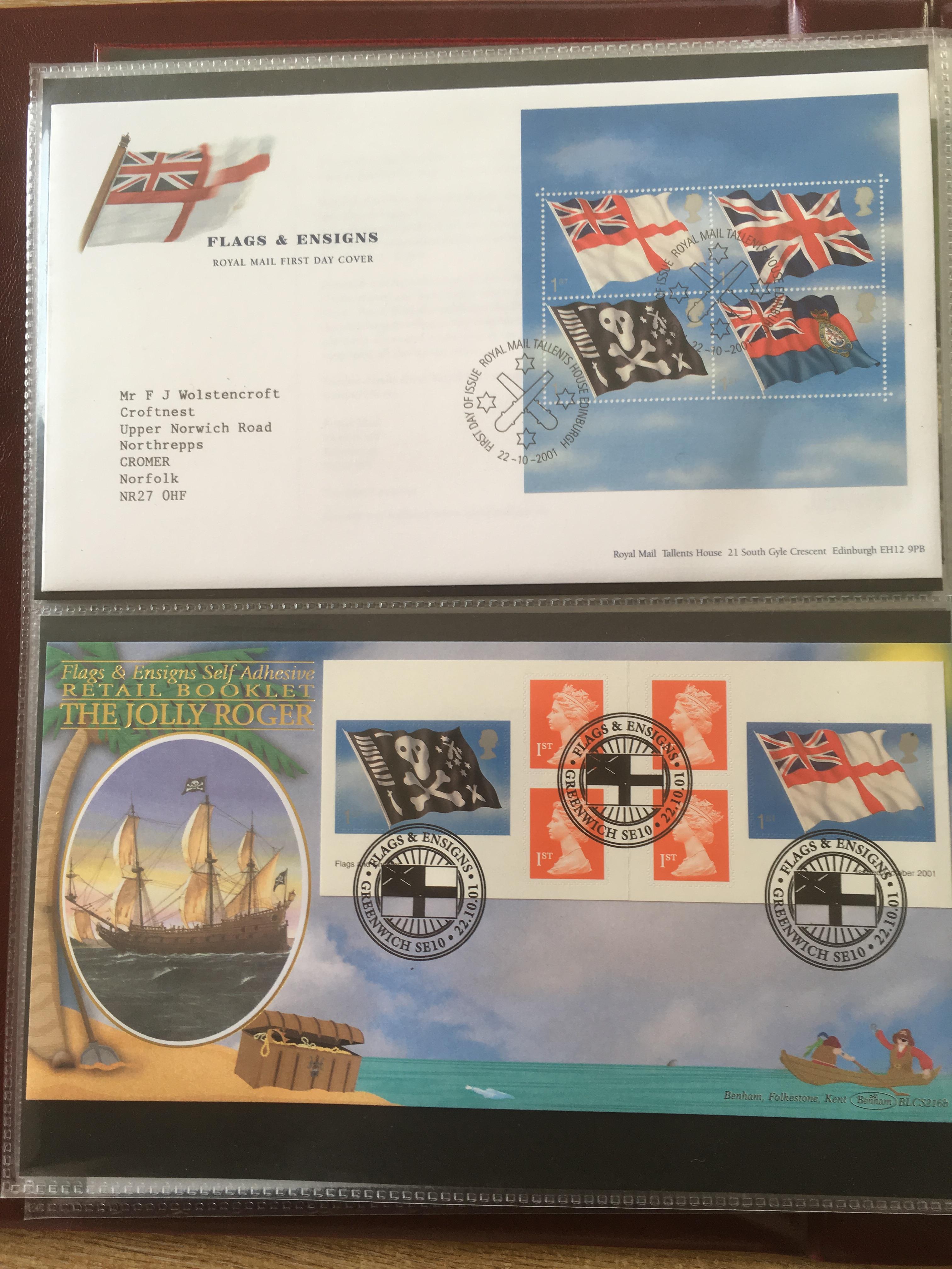 BOX WITH c1960-2006 EXTENSIVE FIRST DAY COVER COLLECTION IN TWO BENHAM, - Image 8 of 14