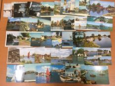 PACKET OF BROADS POSTCARDS,