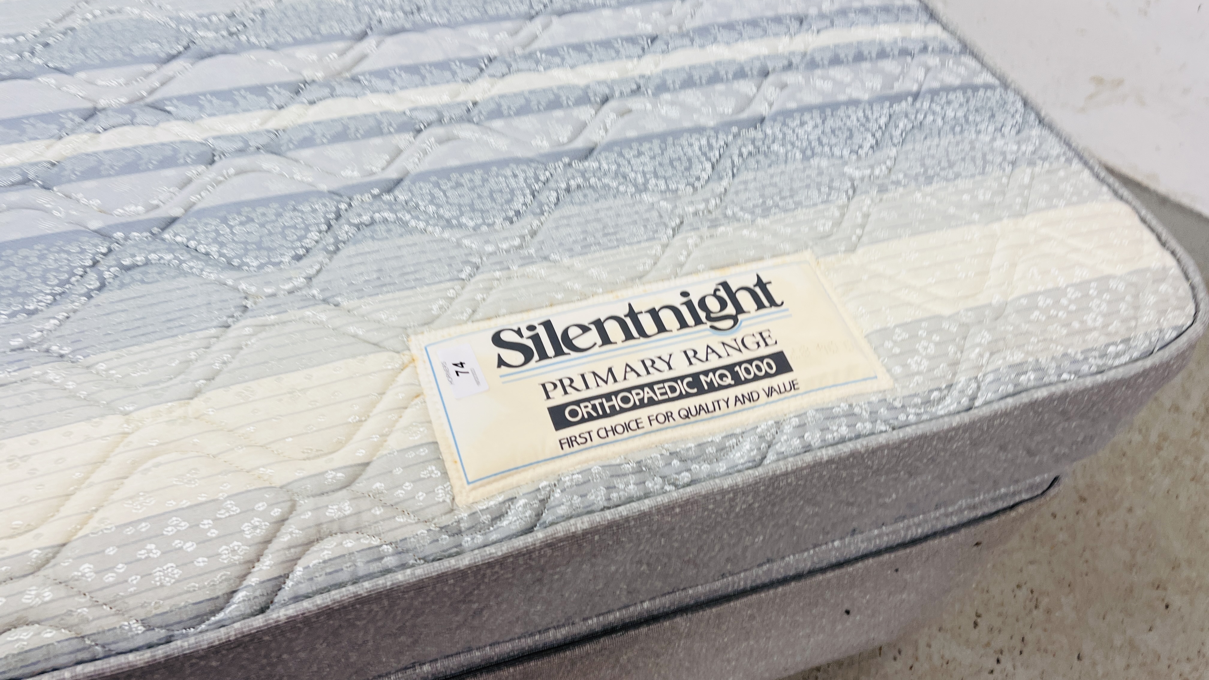 SILENTNIGHT SINGLE DIVAN. - Image 3 of 6