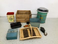 VINTAGE AND BYGONE ITEMS TO INCLUDE "ELSAN" TOILET,