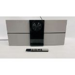 BANG & OLUFSEN BEOSOUND CENTURY 2652 SOUND SYSTEM COMPLETE WITH REMOTE - W 75CM. - SOLD AS SEEN.