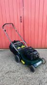 A BOLENS PETROL LAWN MOWER WITH GRASS BOX FITTED QUANTUM XM 35 BRIGGS AND STRATTON ENGINE