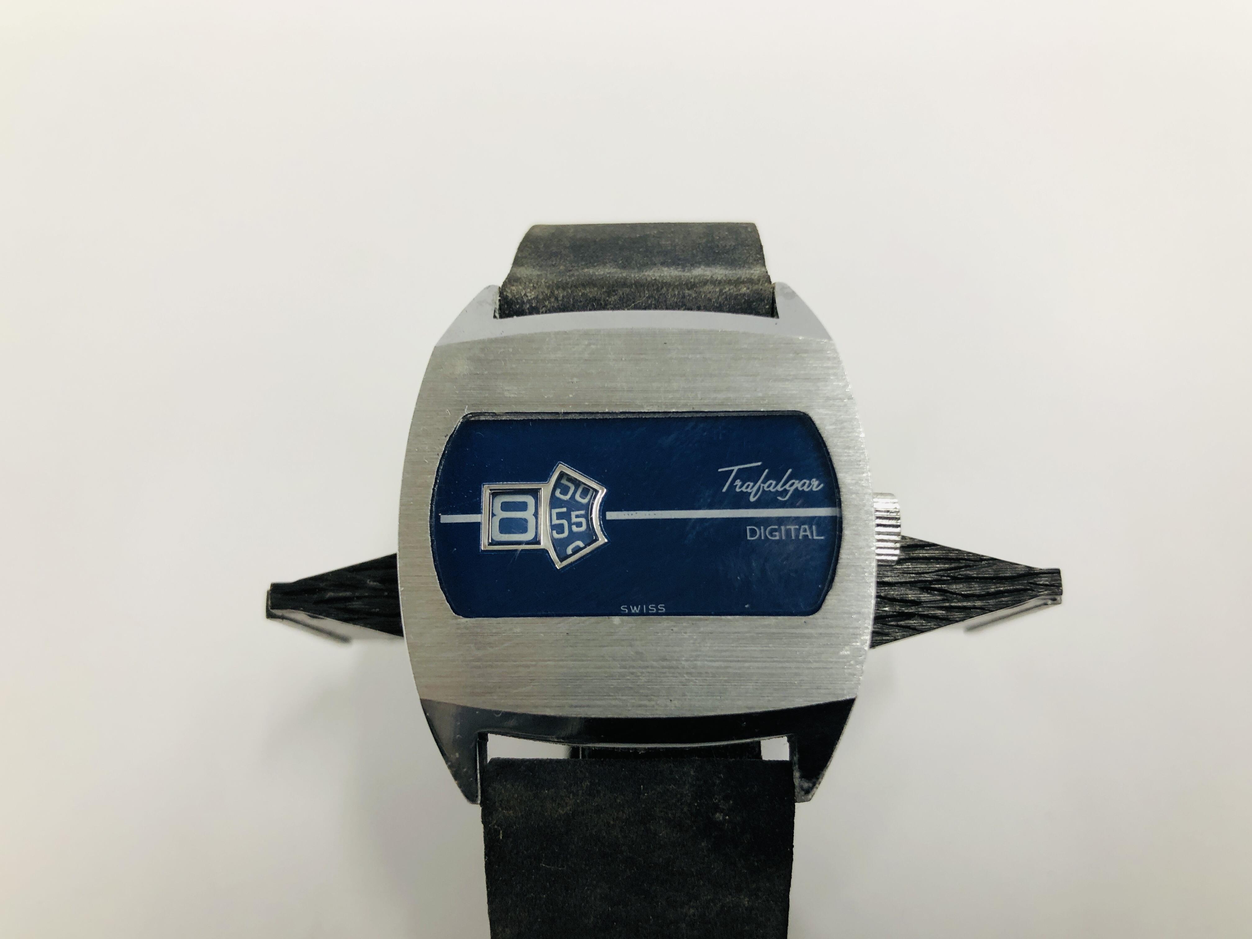 RETRO TRAFALGAR DIGITAL WRIST WATCH. - Image 2 of 5