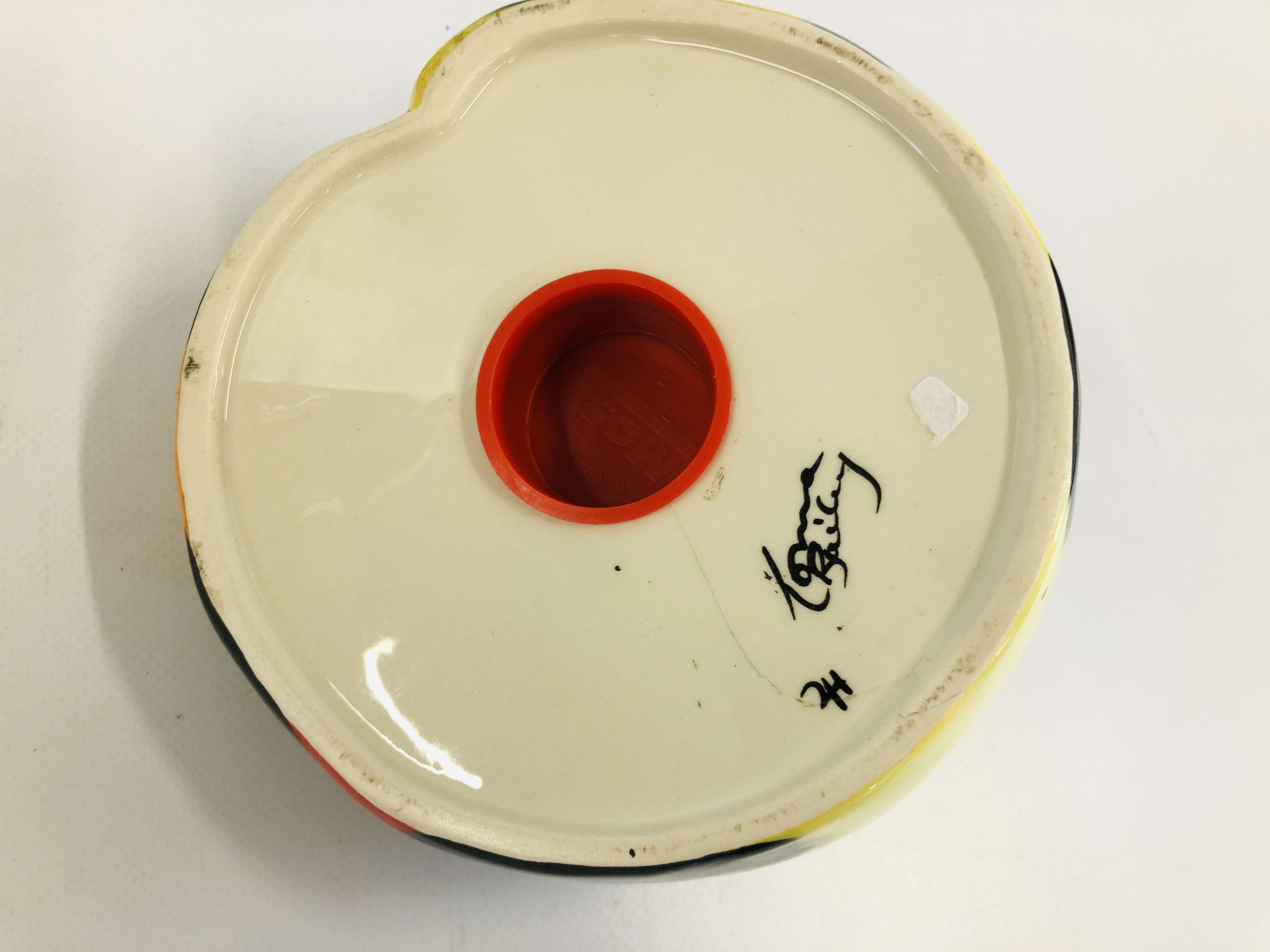POTTERY "ANGRY ROOK" SIGNED LORNA BAILEY H 18CM. - Image 5 of 8