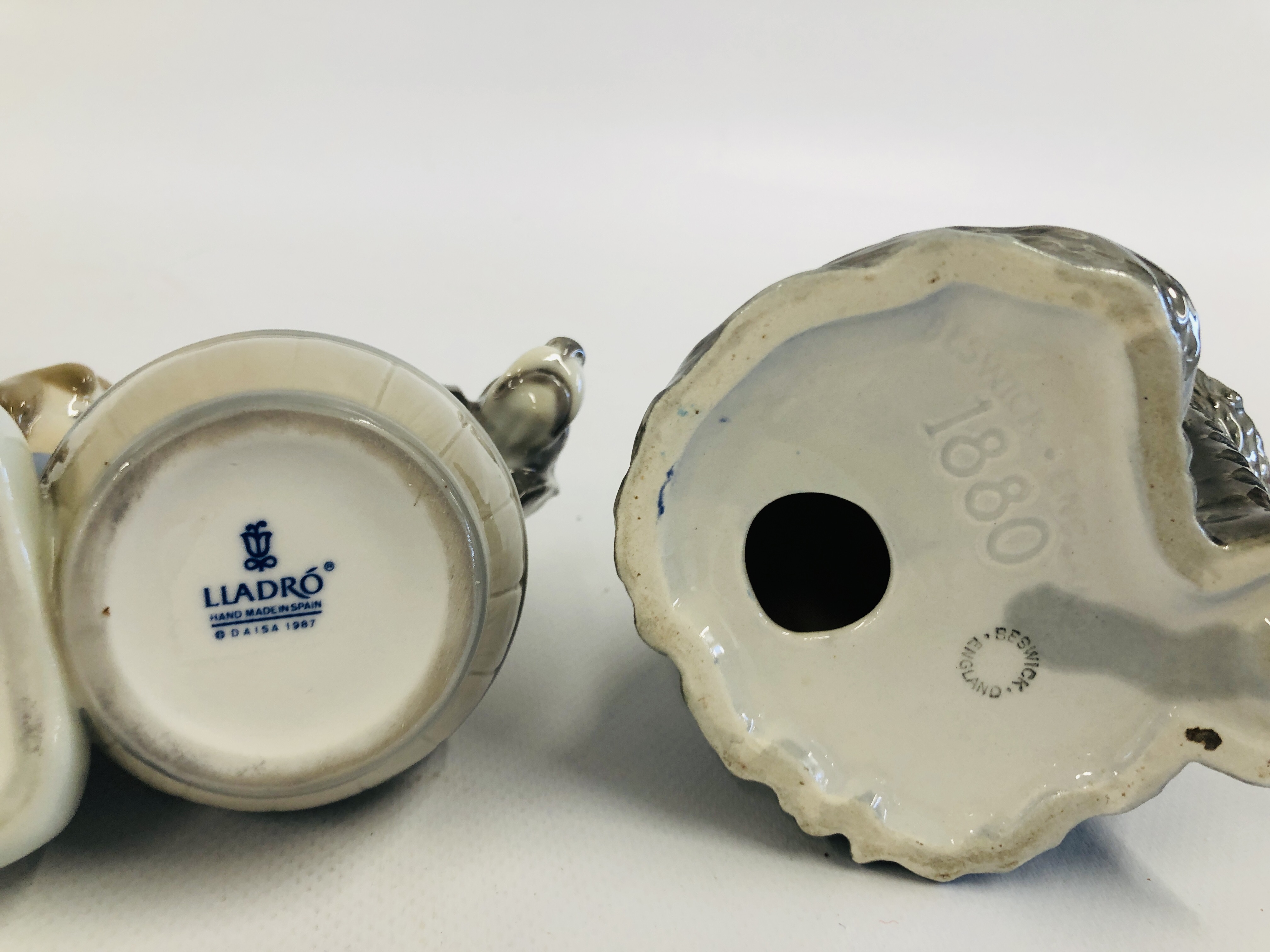 A GROUP OF 3 LLADRO CABINET ORNAMENTS. - Image 8 of 9