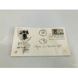 A 1960 USA 10c AIRMAIL FIRST DAY COVER BEARING SIGNATURE OF THE ASTRONOMER CLYDE W.