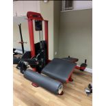 EXIGO PROFESSIONAL GYM LYING LEG CURL EXERCISER MODEL 1110 - SOLD AS SEEN - CONDITION OF SALE -