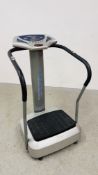 A POWER VIBE VIBRATION EXERCISE PLATE MODEL ORBUS DF2000 - SOLD AS SEEN.