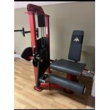 EXIGO PROFESSIONAL GYM LEG EXTENSION EXERCISER - SOLD AS SEEN - CONDITION OF SALE - EQUIPMENT HAS