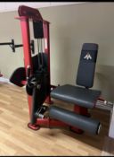 EXIGO PROFESSIONAL GYM LEG EXTENSION EXERCISER - SOLD AS SEEN - CONDITION OF SALE - EQUIPMENT HAS