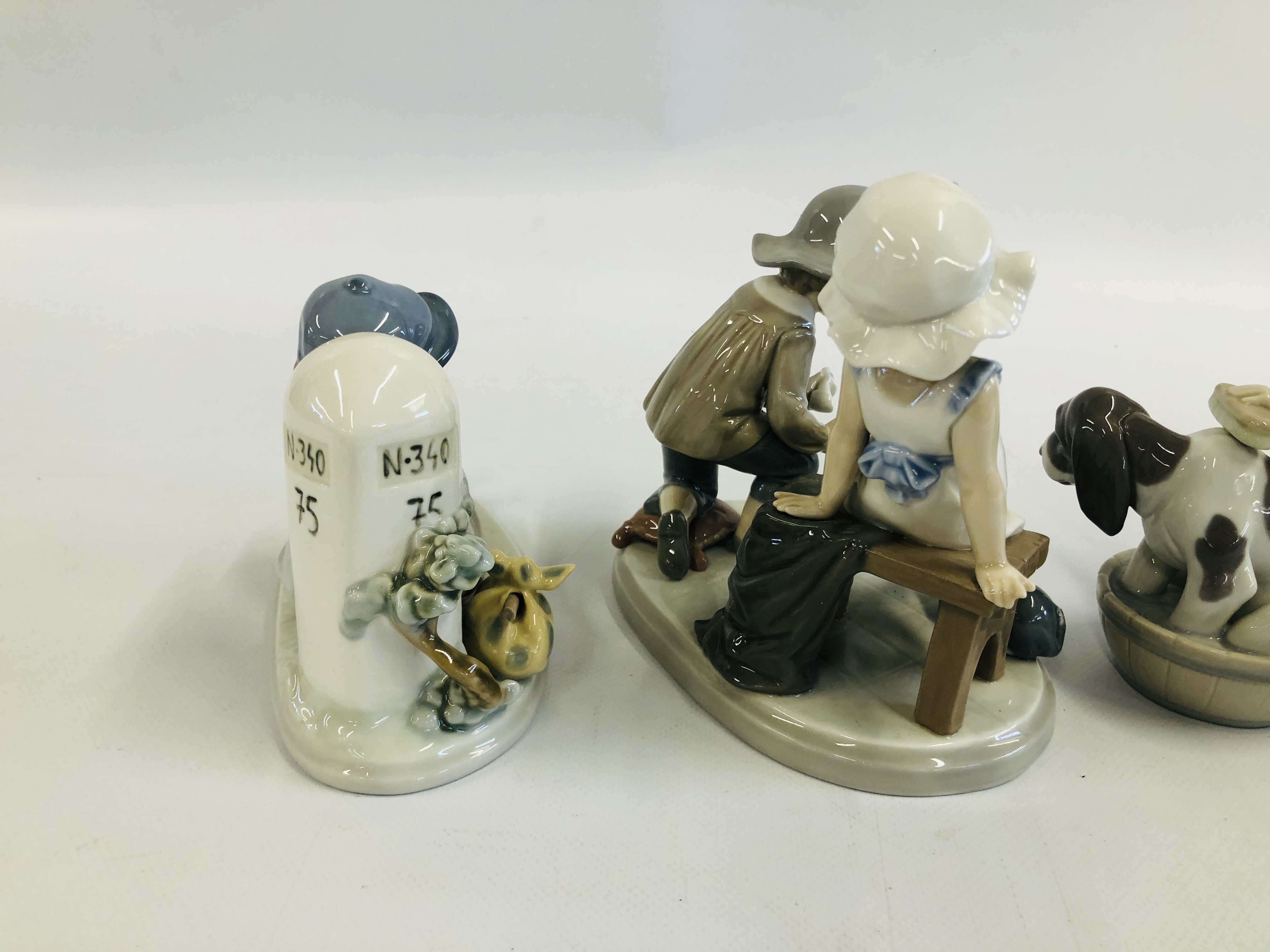 A GROUP OF 3 LLADRO CABINET ORNAMENTS. - Image 6 of 9