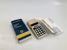 A VINTAGE COMMODORE PERSONAL MINI COMPUTER SCIENTIFIC NOTATION CALCULATOR MODEL No: SR7919D,