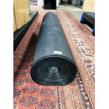 1 X ROLL OF 123CM WIDE RUBBER MATTING - SOLD AS SEEN.
