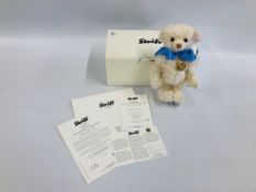 "STEIFF" GEORGE THE STEIFF ROYAL BABY BEAR EXCLUSIVE TO DANBURY MINT NO.