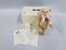 "STEIFF" CHARLOTTE THE STEIFF ROYAL BABY BEAR EXCLUSIVE TO DANBURY MINT NO.