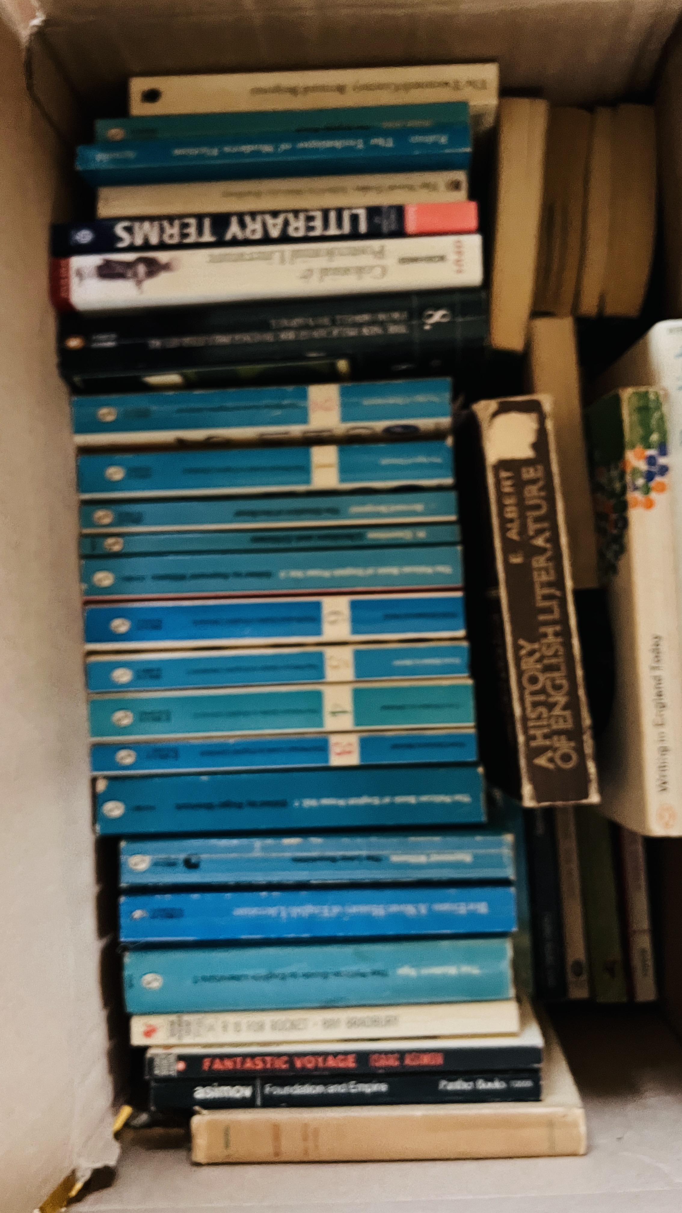 16 BOXES ASSORTED BOOKS - AS CLEARED TO INCLUDE ART REFERENCE, LITERATURE, POETICAL WORKS, - Image 14 of 18