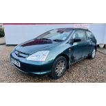 AU52 ZZB HONDA CIVIC VTEC SE AUTO 1590CC PETROL. FIRST REGISTERED 21/10/2002.