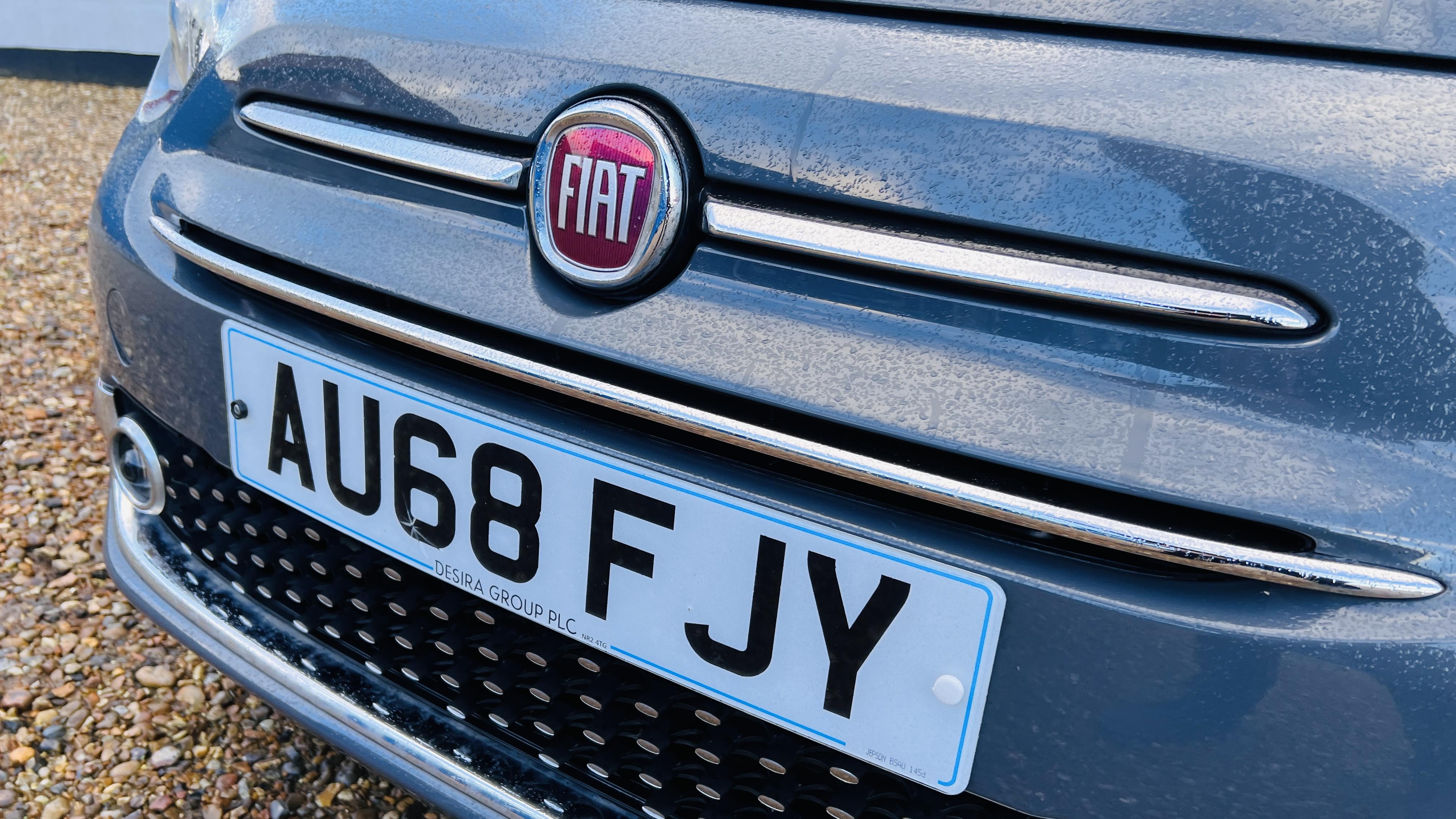 AU68 FJY FIAT 500 LOUNGE 1242CC PETROL. FIRST REGISTERED 29/09/2018. - Image 23 of 26