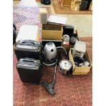 COLLECTION OF ELECTRICAL APPLIANCES TO INCLUDE ELECTROLUX VACUUM CLEANER, SHREDDER, MULTI COOKER,