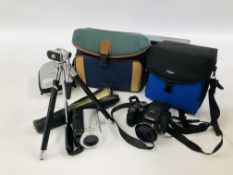 SONY HANDY CAM DCR-SR35 WITH CARRY BAG AND ACCESSORIES,