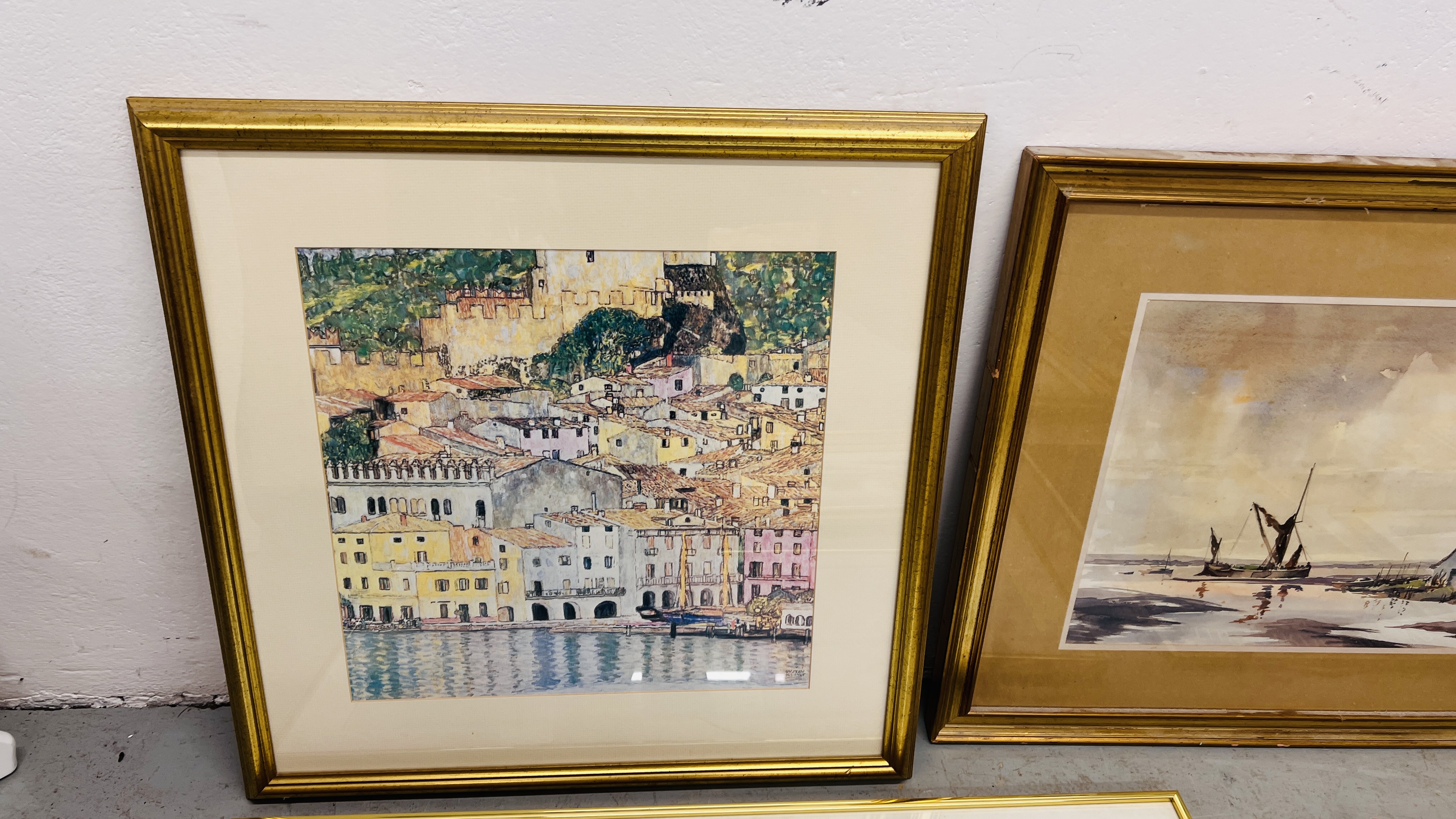FRAMED WATERCOLOUR MORNING LIGHT SIGNED DENNIS GRATER ALONG WITH A COLLECTION OF SEVEN FRAMED - Image 10 of 10