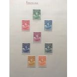 ALBUM WITH A COLLECTION OF COMMONWEALTH STAMPS, MAJORITY KG6 PERIOD (WITH MINI SHEET SETS),