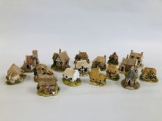 16 LILLIPUT LANE HOUSE ORNAMENTS.