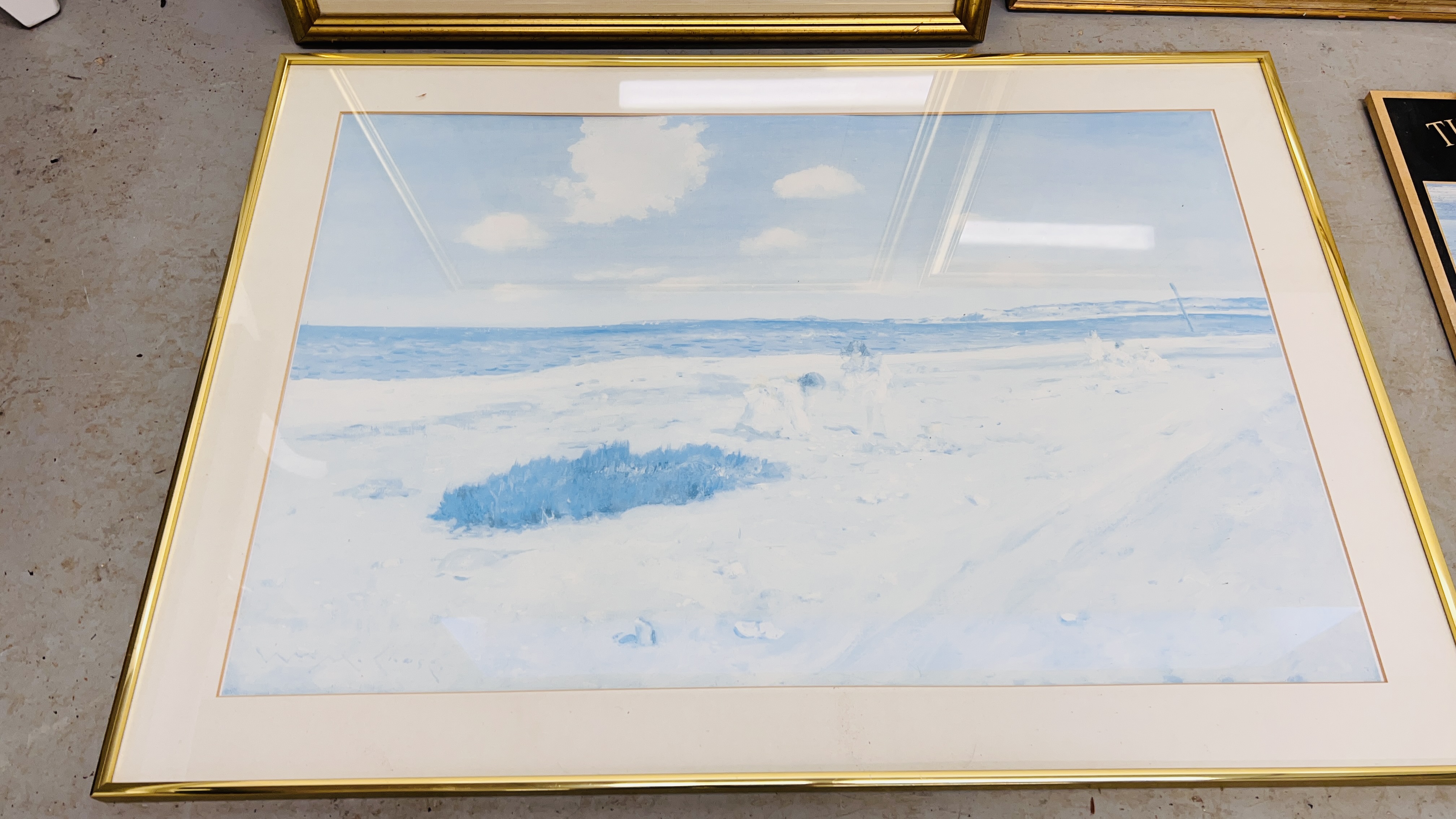 FRAMED WATERCOLOUR MORNING LIGHT SIGNED DENNIS GRATER ALONG WITH A COLLECTION OF SEVEN FRAMED - Image 9 of 10