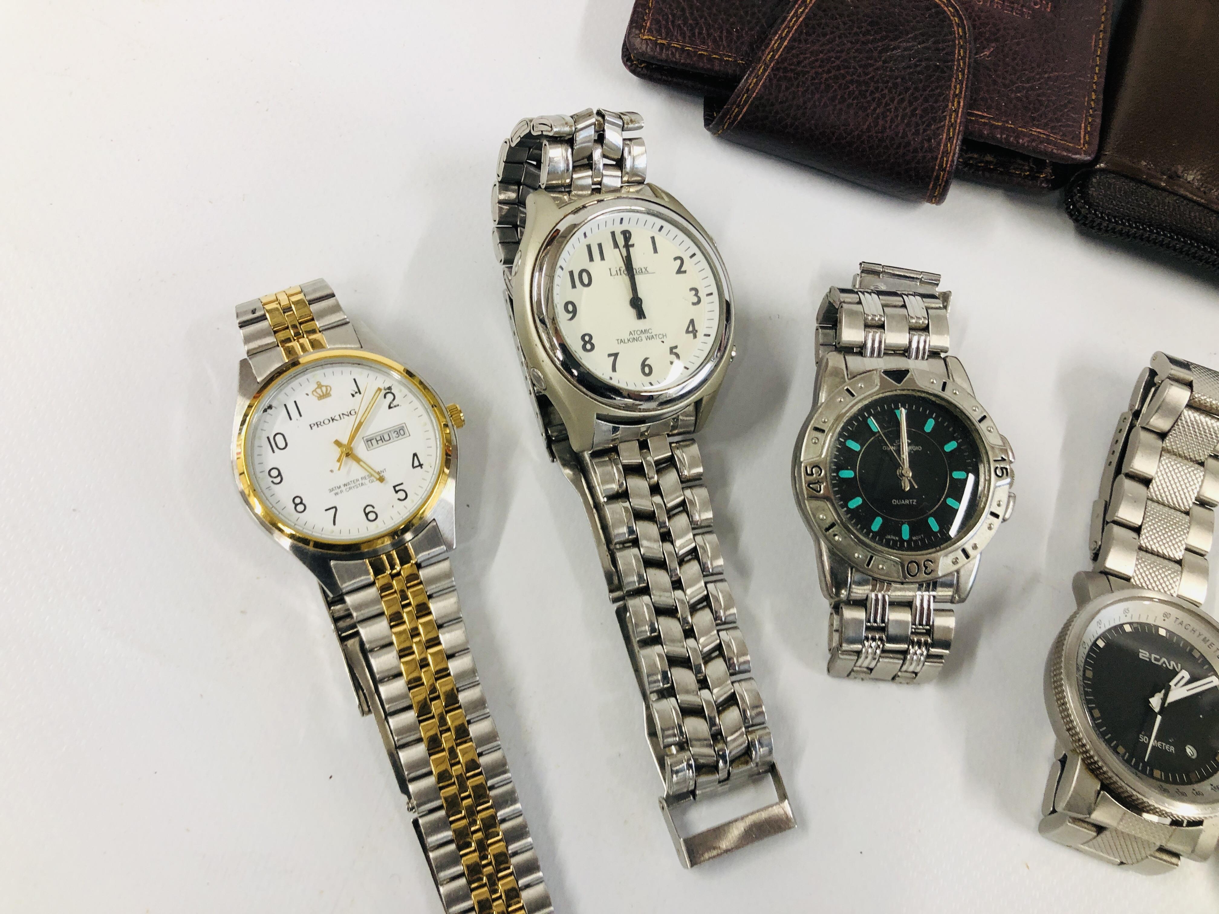COLLECTION OF FIFTEEN VARIOUS WRIST WATCHES, SOME A/F CONDITION TO INCLUDE TOMMY HILFIGER, - Image 2 of 8