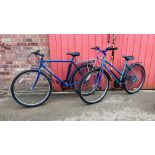 A GENTS RAIDER 10 SPEED BICYCLE ALONG WITH GIRLS 10 SPEED MAGNA BICYCLE.