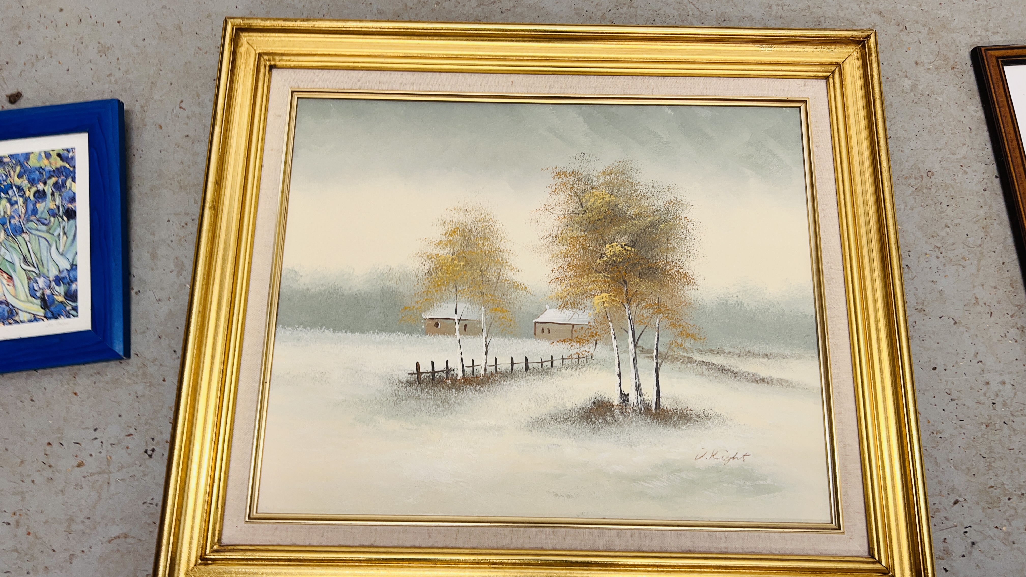 FRAMED WATERCOLOUR MORNING LIGHT SIGNED DENNIS GRATER ALONG WITH A COLLECTION OF SEVEN FRAMED - Image 7 of 10