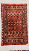 A TURKOMAN TEKKE RUG 150CM X 95CM.