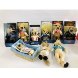 SEVEN BOXED COMPARE THE MARKET SOFT MEERKAT COLLECTORS TEDDIES TO INCLUDE YAKOV, VASSILY,