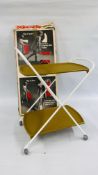 AN ORIGINAL "00JAMAFLIP" 1960's FOLDING TROLLEY WITH ORIGINAL BOX