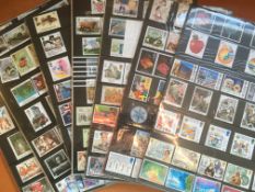BOX OF STAMPS IN ALBUMS AND LOOSE, GB 1983-1989 INCLUSIVE YEAR PACKS ETC.