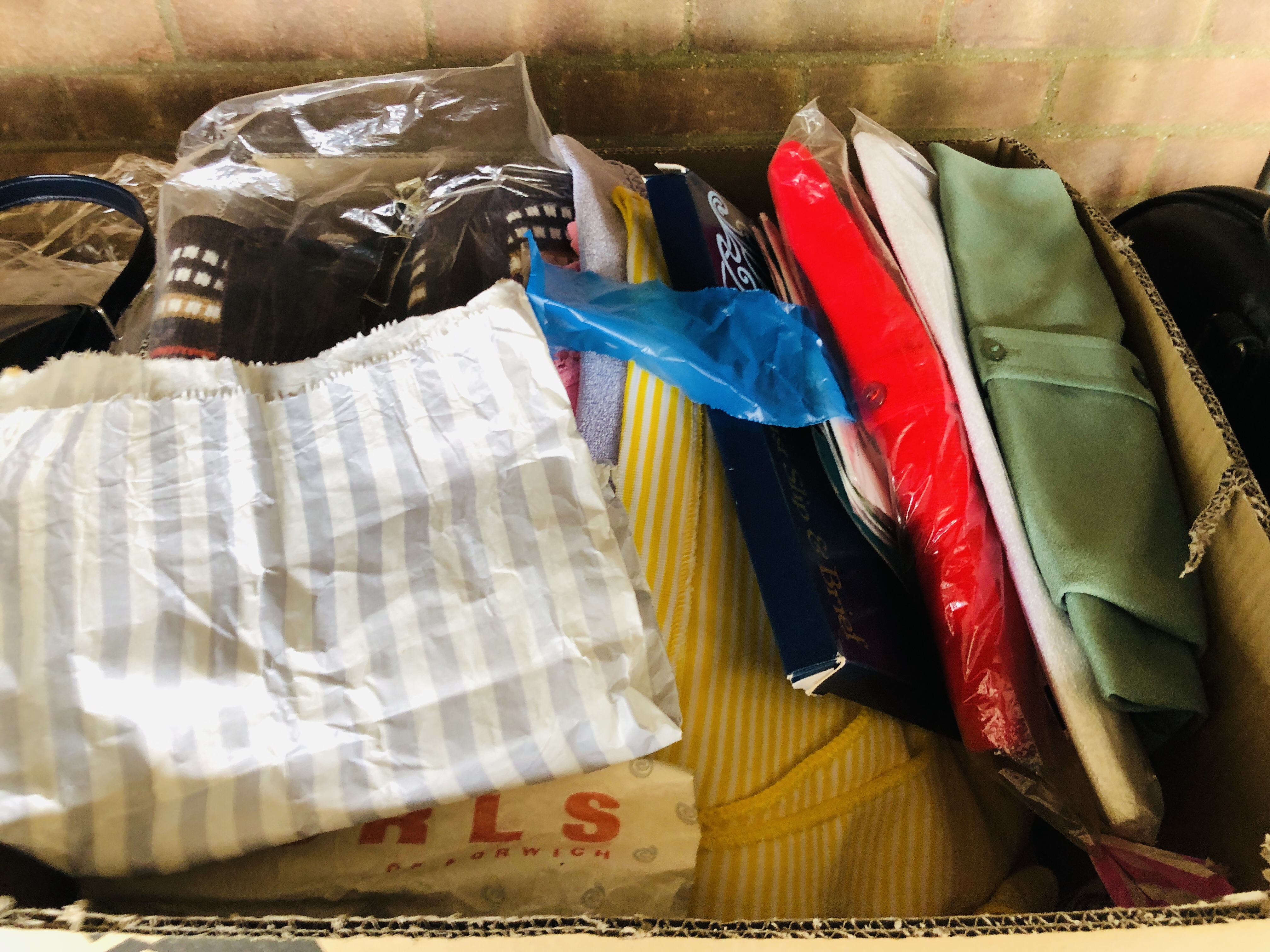SIX BOXES CONTAINING AS NEW CLOTHING BAGS AND FOOTWARE - Image 5 of 8