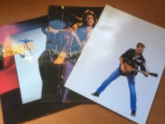 BOX OF EPHEMERA, PHOTOGRAPHS, TOUR PRORAMMES FOR MICK JAGGER, GEORGE MICHAEL AND BILL JOEL ETC.